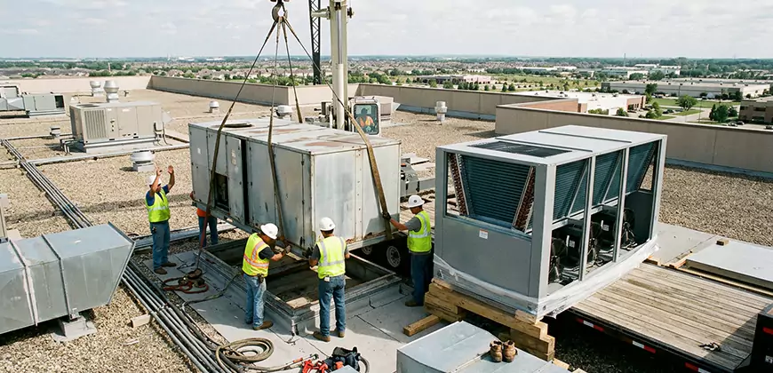 Commercial Air Handling Unit Replacement in Winston Salem